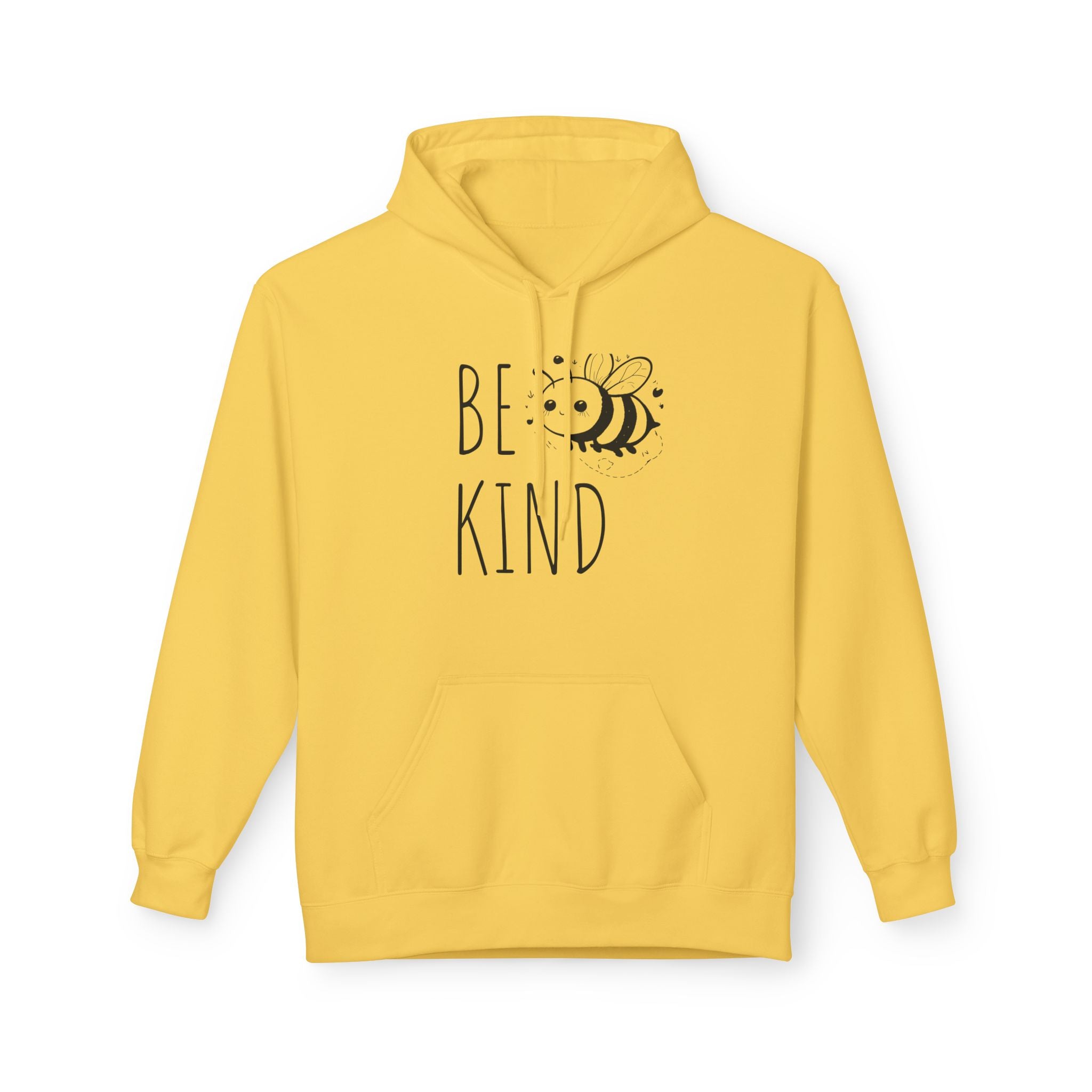 Bee Kind Hoodie — Cute Minimalist Bee Graphic Sweatshirt, Positive Message Gift