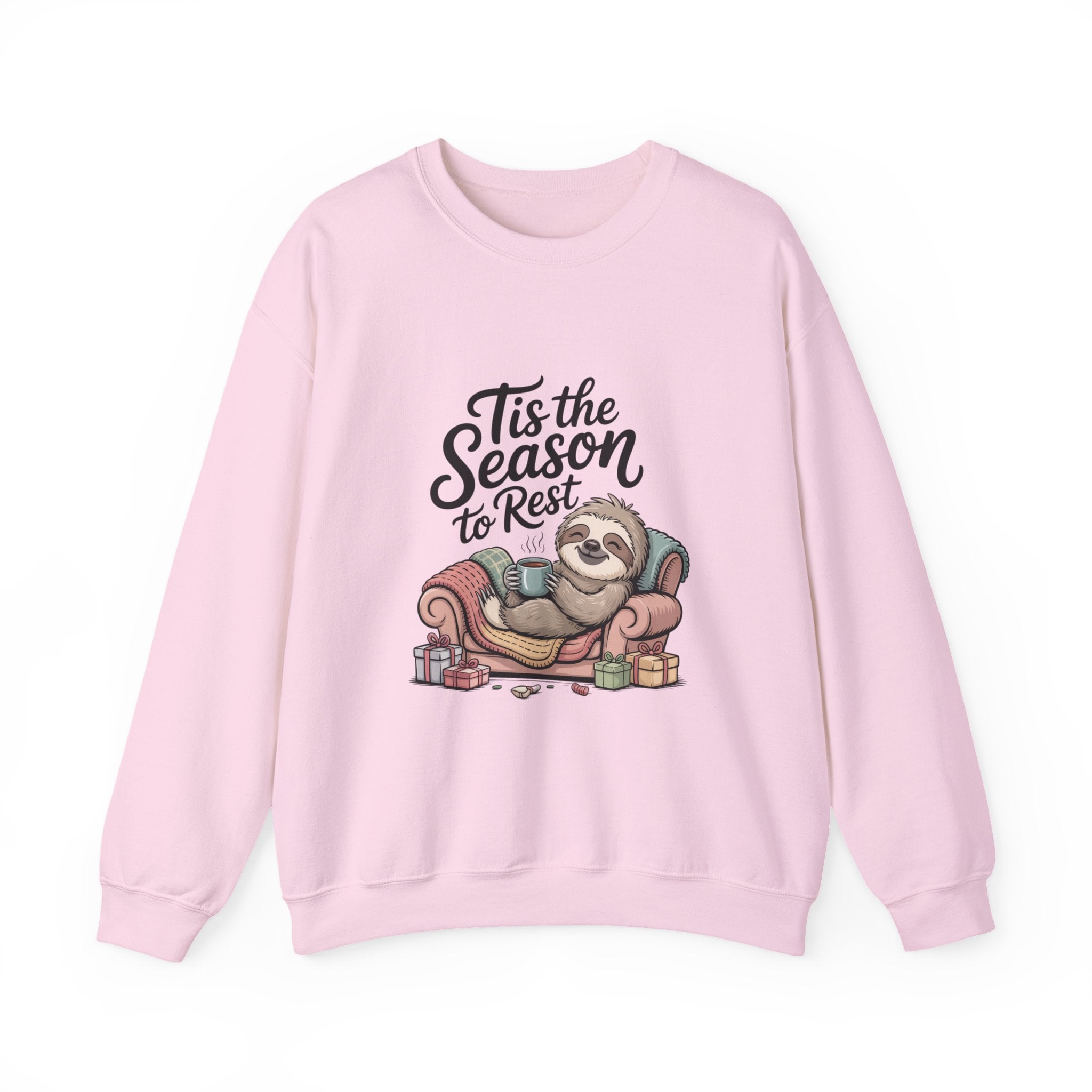 Tis the Season to Rest Sweatshirt | Introvert Christmas, Festive Burnout