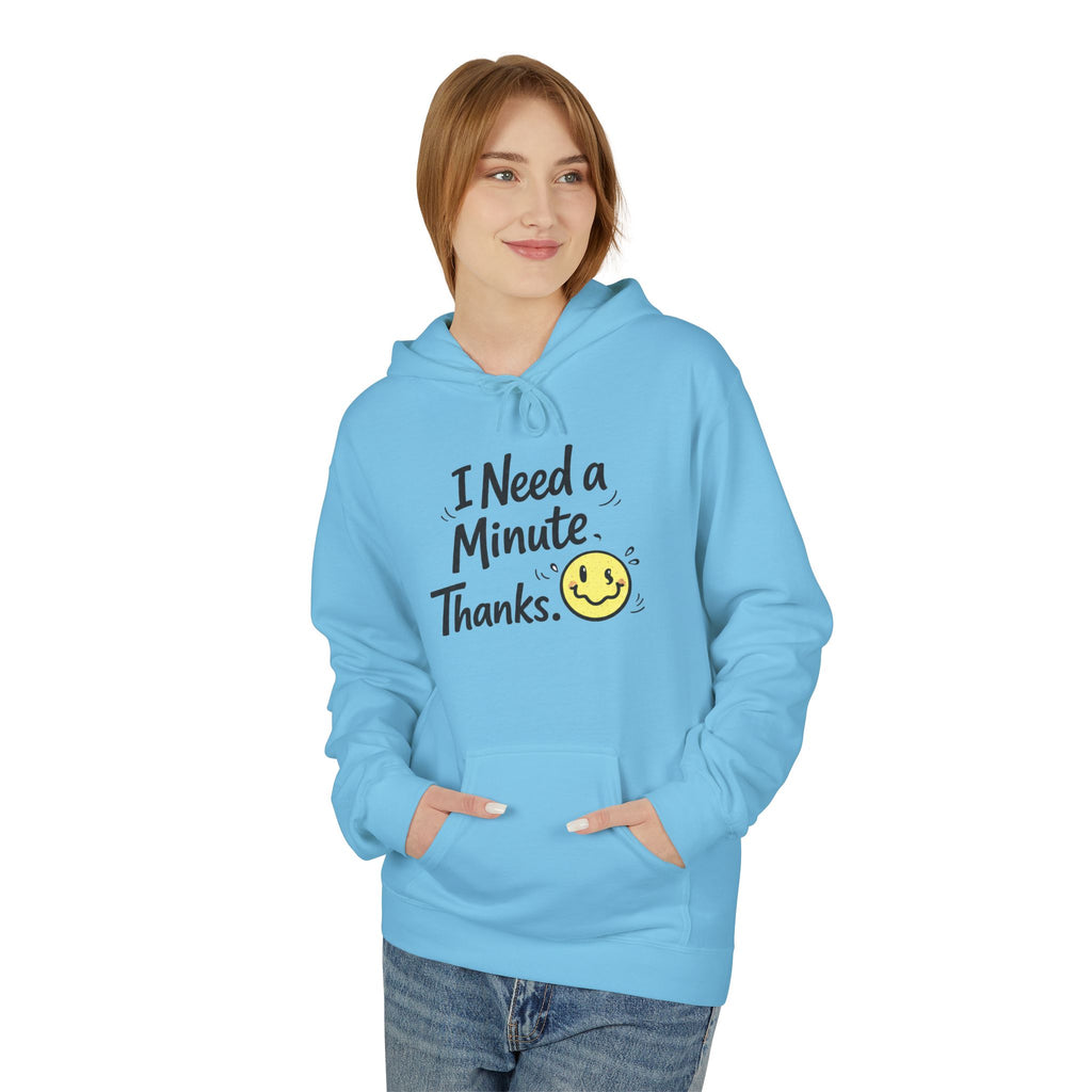 Comfy Positive Hoodie for Teens | Cozy Mental Health Sweatshirt | Gen Z Graphic Hoodie | Soft Fleece Pullover