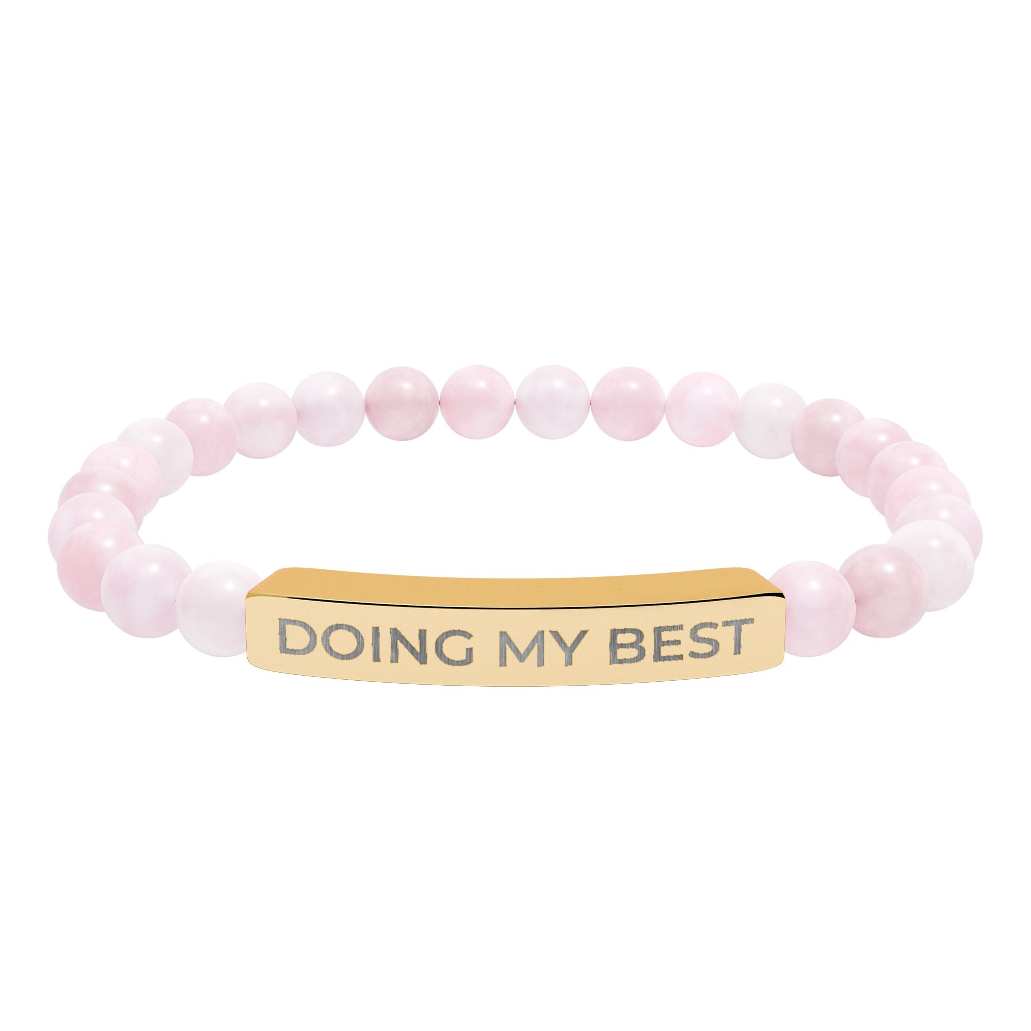 Doing My Best – Natural Stone Bar Bracelet