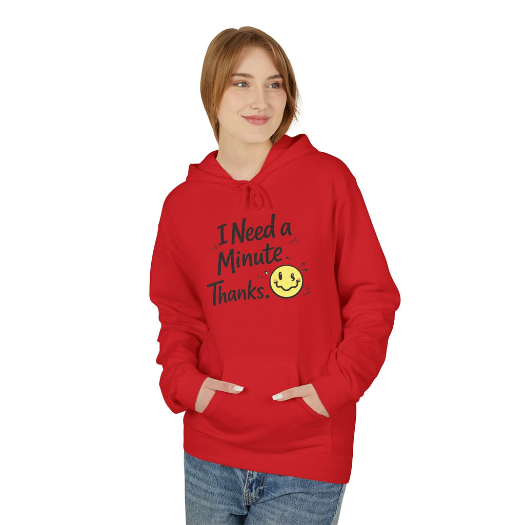 Comfy Positive Hoodie for Teens | Cozy Mental Health Sweatshirt | Gen Z Graphic Hoodie | Soft Fleece Pullover