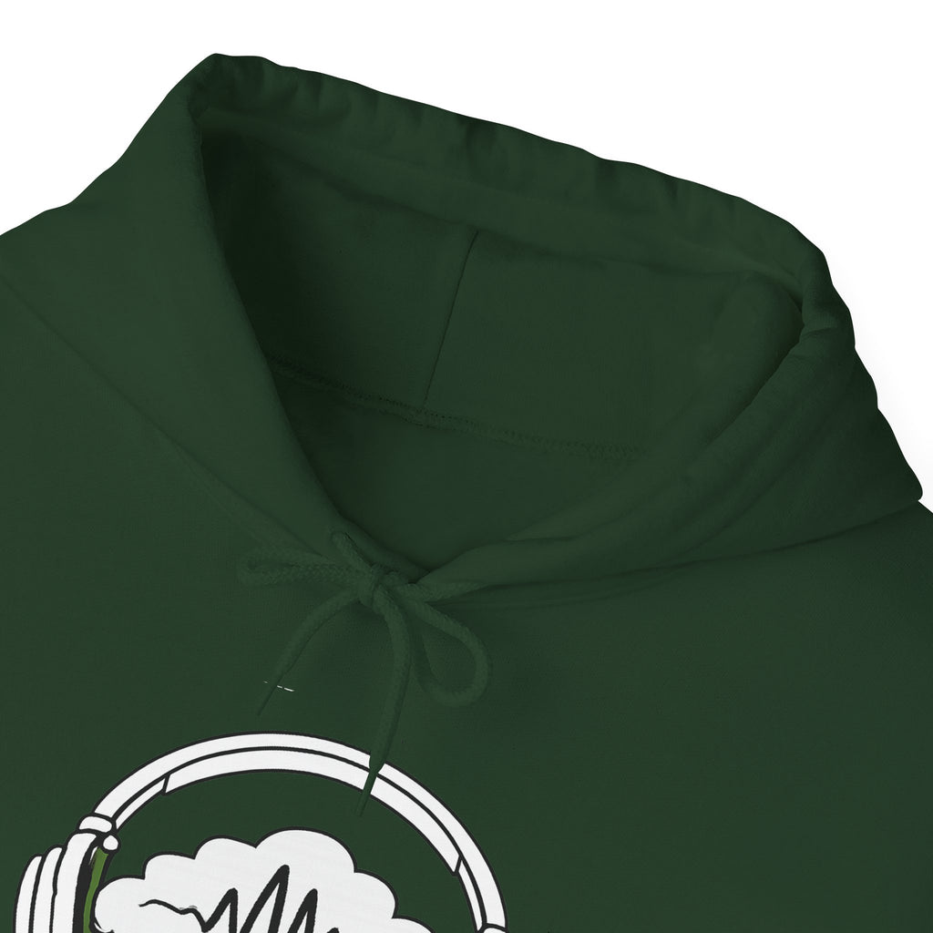 Headphones In World Off Hoodie — Music Lover Graphic Pullover