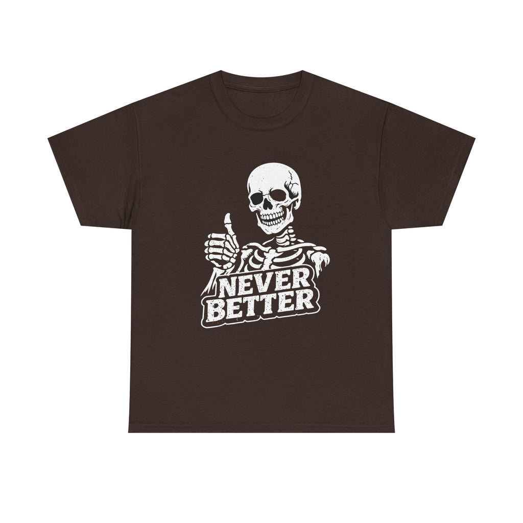 Skull Graphic Tee – Minimal Distressed 'Skull' Design