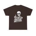 Skull Graphic Tee – Minimal Distressed 'Skull' Design