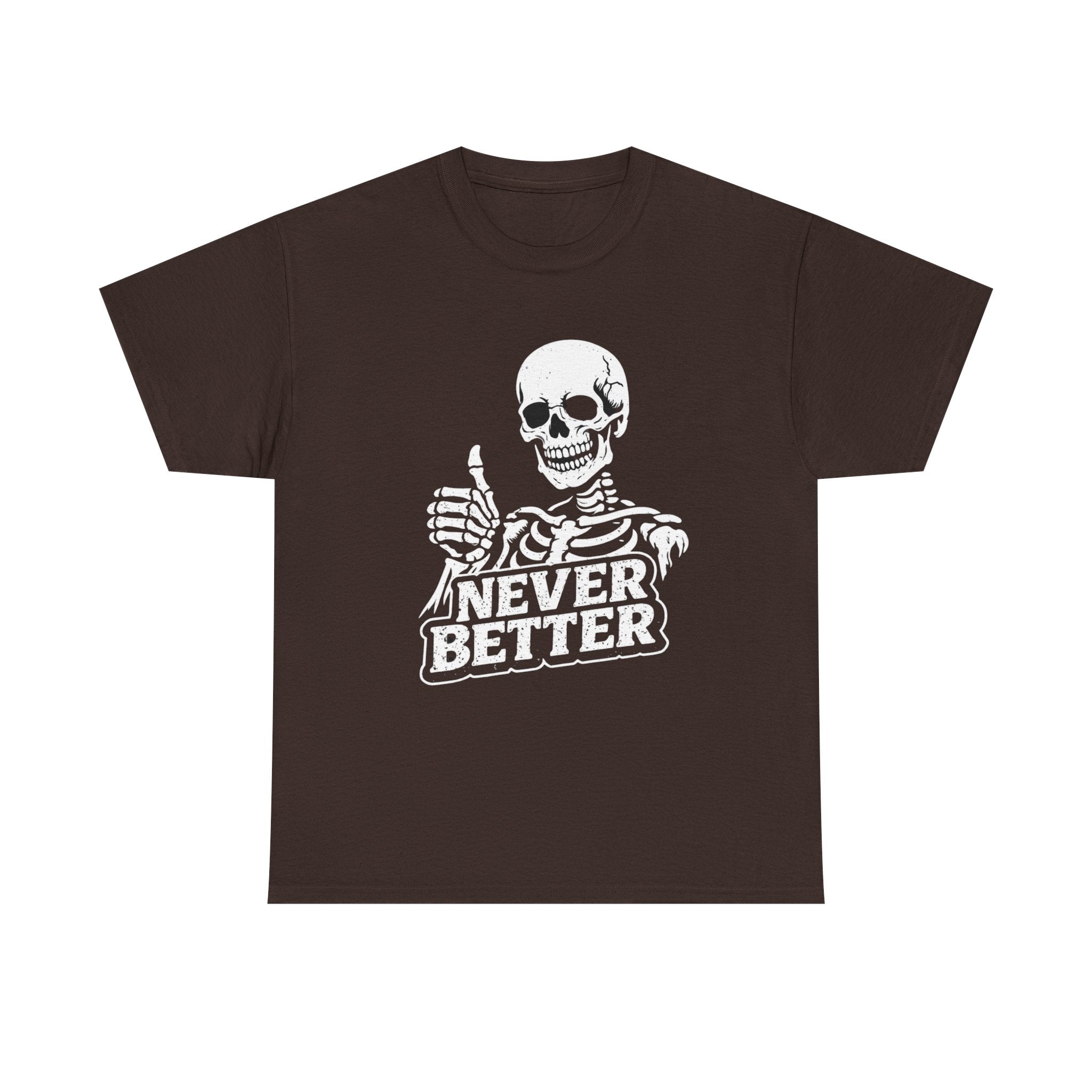 Skull Graphic Tee – Minimal Distressed 'Skull' Design