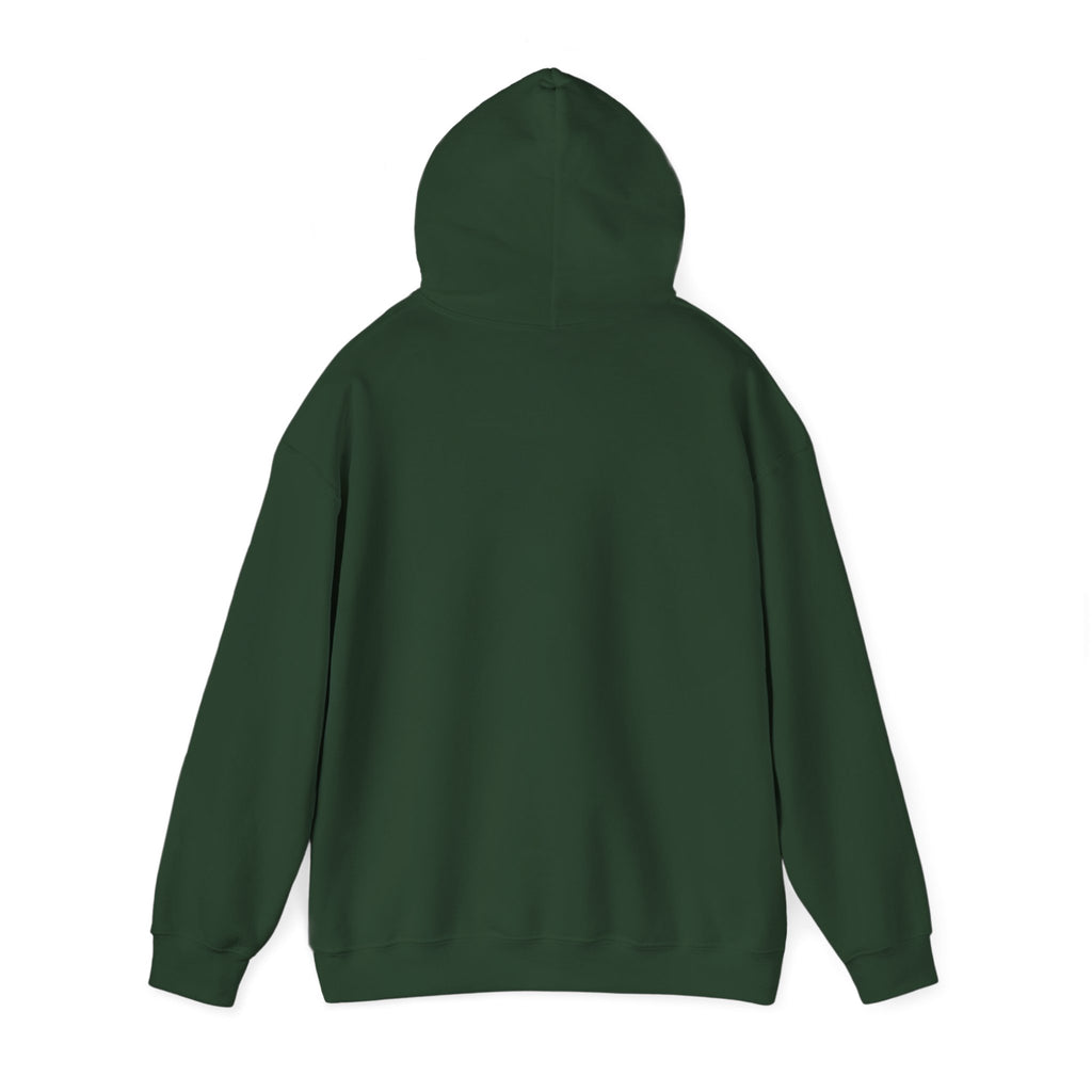 Slay Anxiety Brain Bloom Hoodie – Minimal Floral Brain Anatomy Sweatshirt (with Tiny Red Heart)