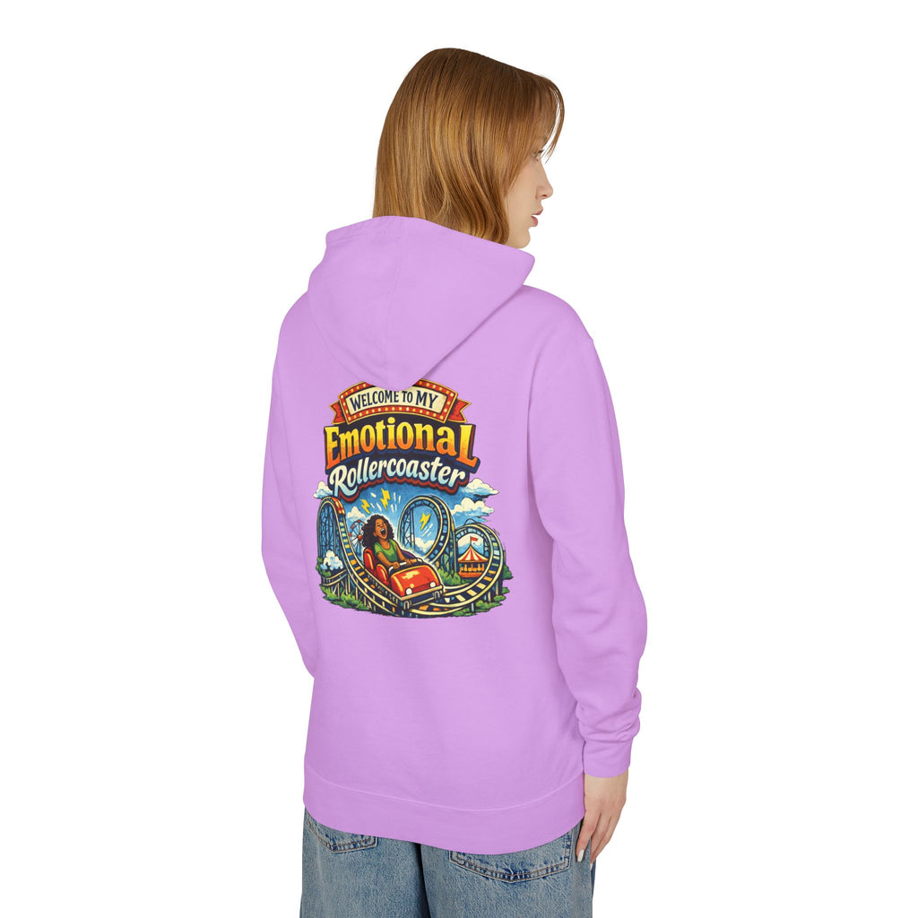 Emotional Rollercoaster Hoodie - 'Welcome to My Emotional Rollercoaster' Graphic Sweatshirt