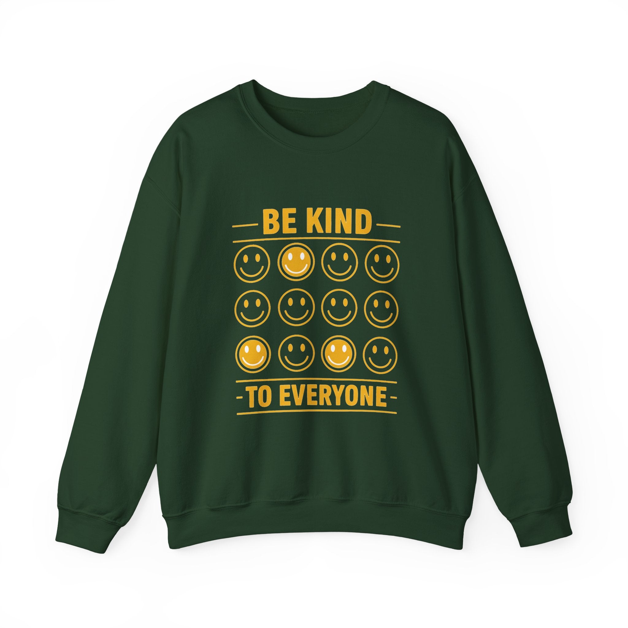 Be Kind To Everyone Sweatshirt — Positive Smile Emoji Crewneck
