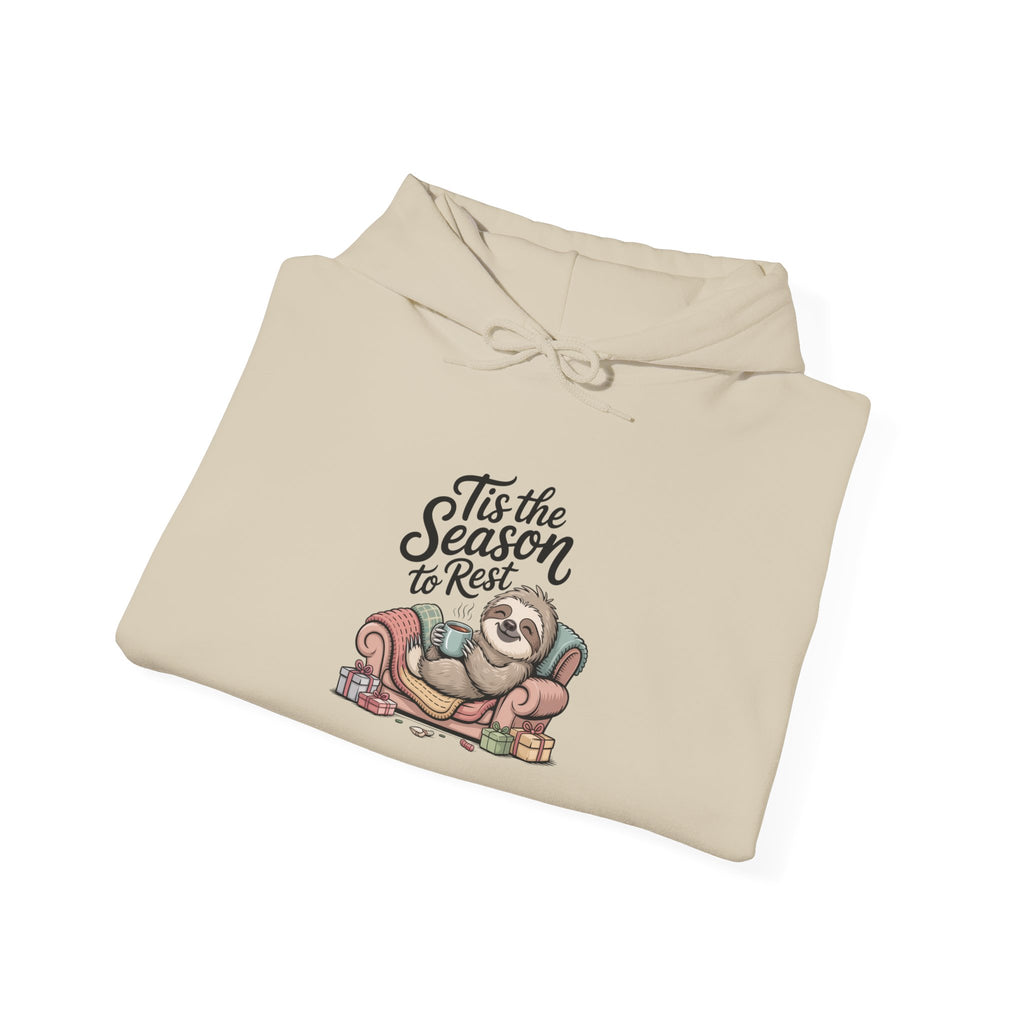’Tis the Season to Rest Hoodie | introvert Christmas, festive burnout