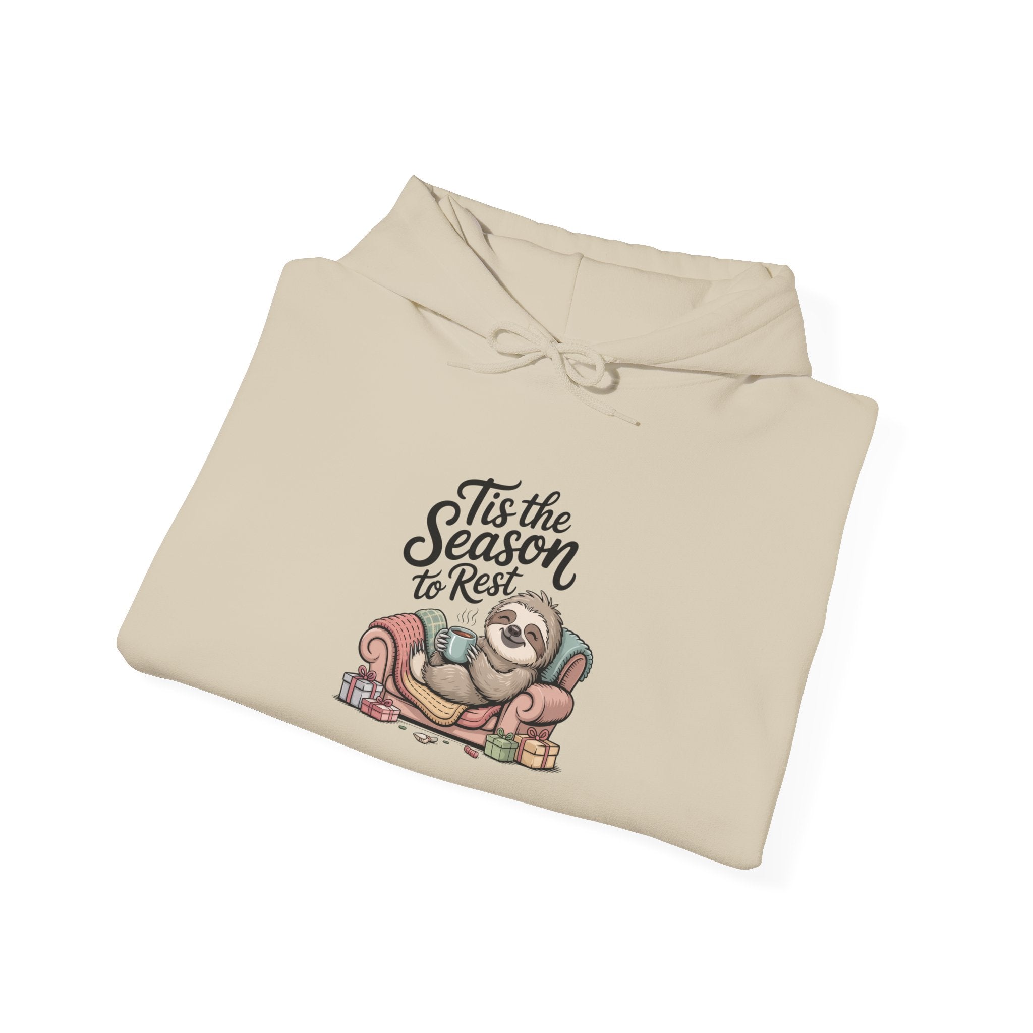 ’Tis the Season to Rest Hoodie | introvert Christmas, festive burnout