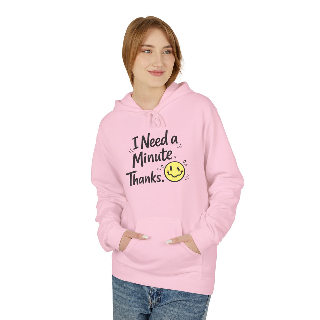Comfy Positive Hoodie for Teens | Cozy Mental Health Sweatshirt | Gen Z Graphic Hoodie | Soft Fleece Pullover
