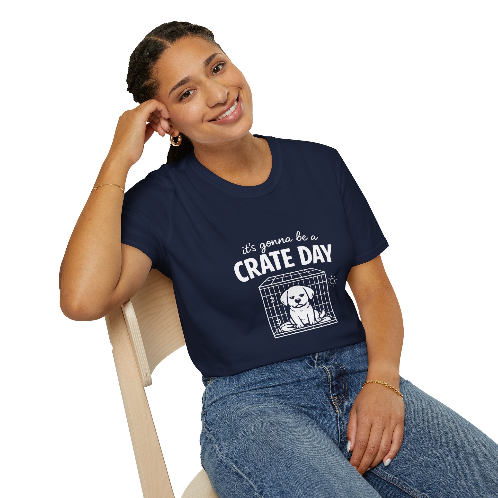 T-Shirt — "It's Gonna Be a Crate Day" Puppy Crate Training Shirt