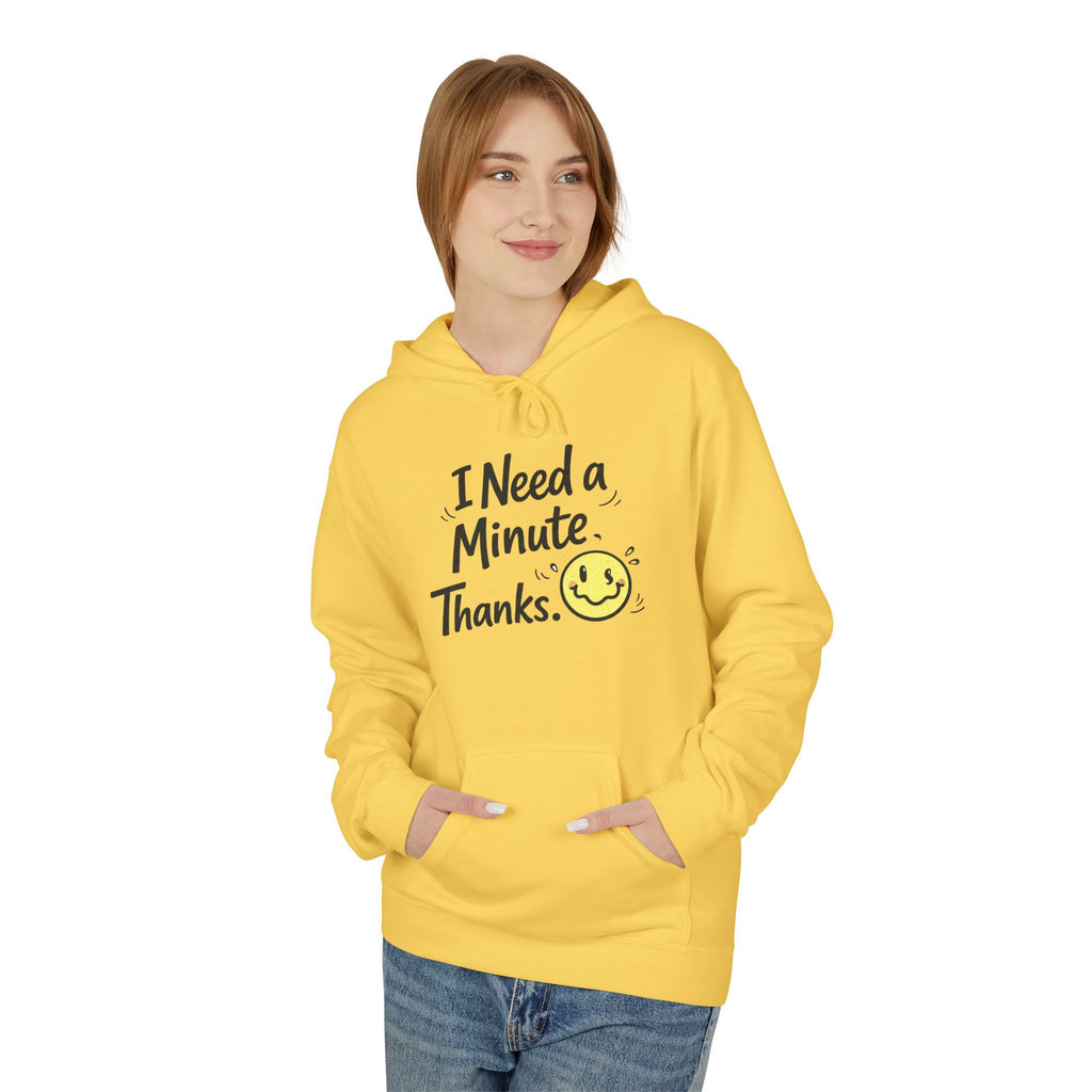 Comfy Positive Hoodie for Teens | Cozy Mental Health Sweatshirt | Gen Z Graphic Hoodie | Soft Fleece Pullover