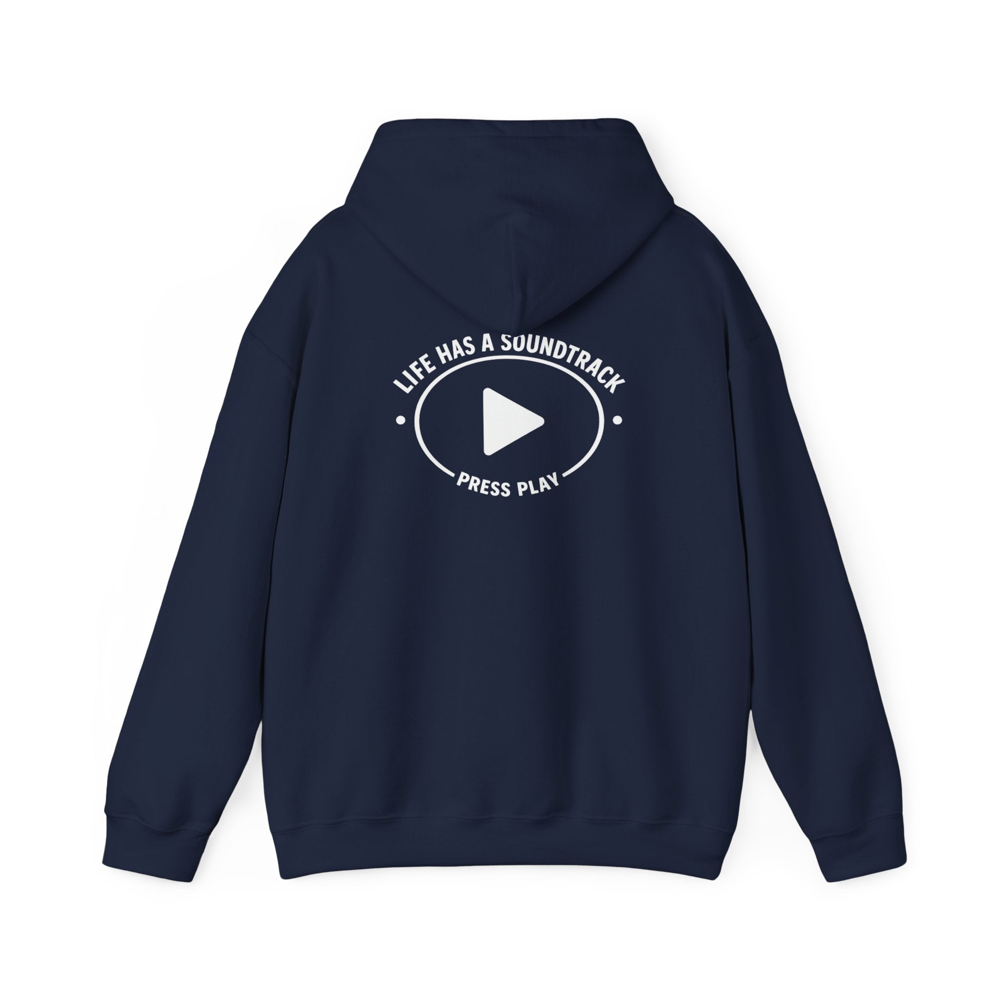 Life Has a Soundtrack Hoodie – Cozy Music Quote Pullover Sweatshirt