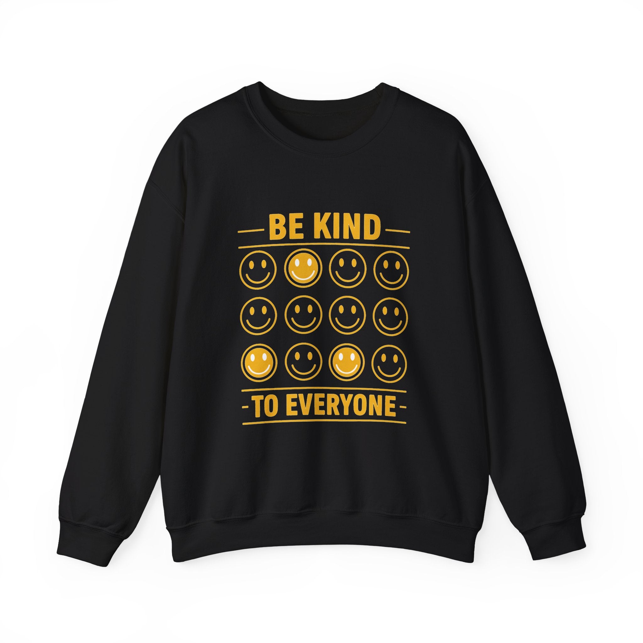 Be Kind To Everyone Sweatshirt — Positive Smile Emoji Crewneck